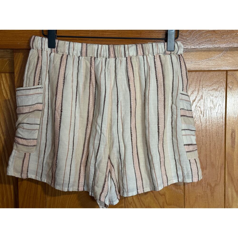 NWT Women's L*Space "Play It Cool" Striped Shorts, Size M - Picture 5 of 9